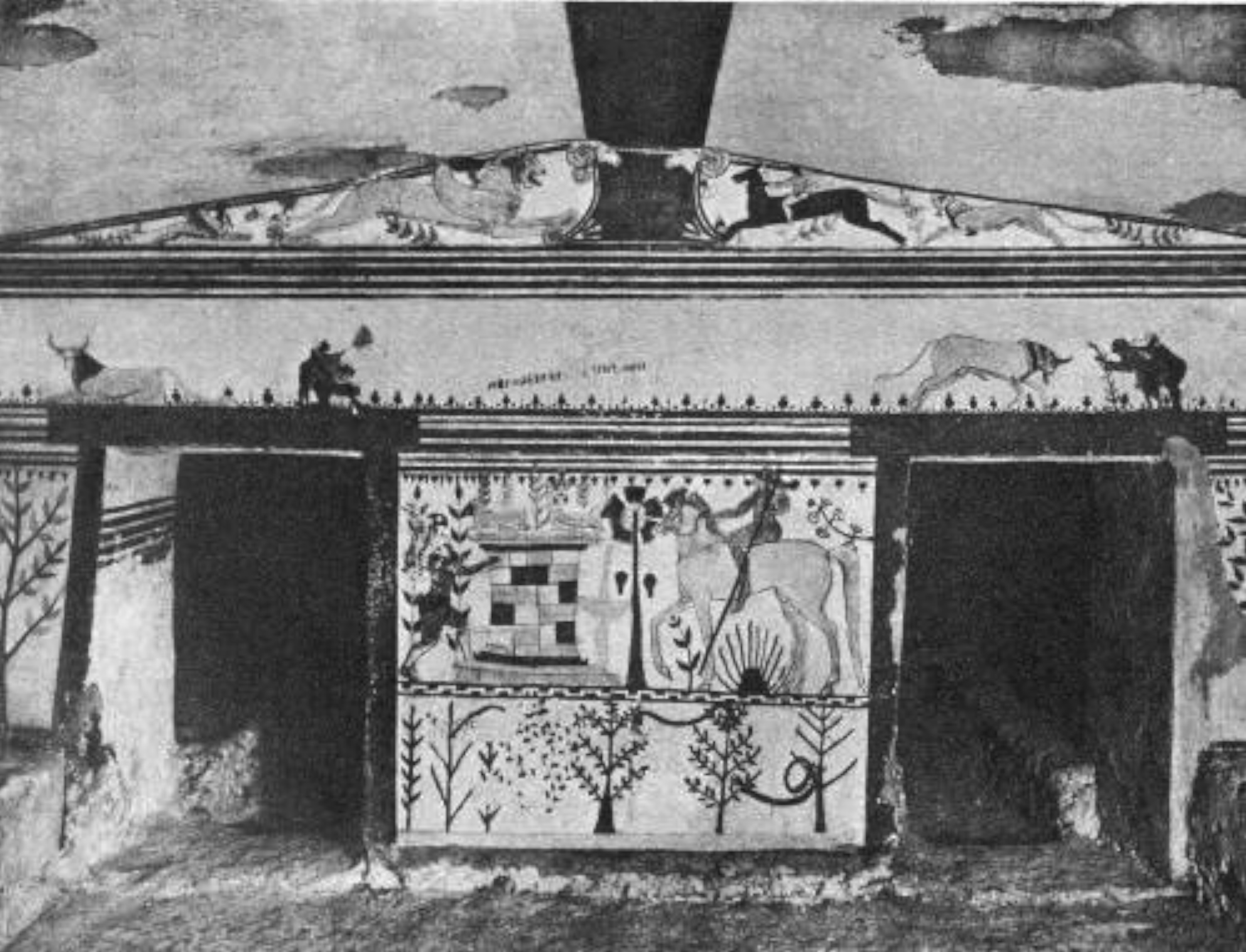 12. Tarquinia. Tomb of the Bulls.